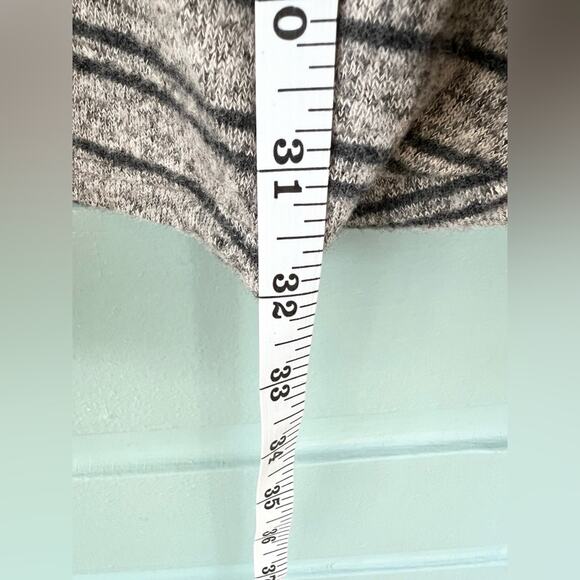 Soft Surroundings Curl Up Topper Striped Cardigan open cocoon cardigan fall cozy - Picture 6 of 6